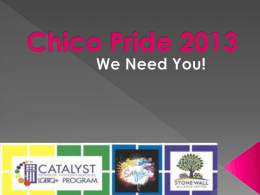 Chico pride presentation (PPTX)