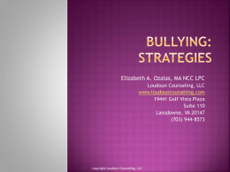 Bullying Strategites Presentation_E Ozalas
