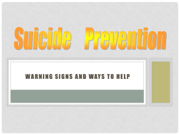 Suicide Prevention 3.2
