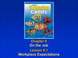 Workplace Expectations PowerPoint