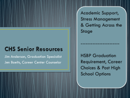 Senior Resources Presentation PowerPoint
