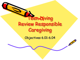 Review responsible caregiving powerpoint
