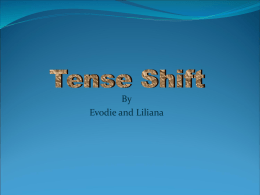Tense Shift