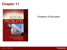 Chapter 11. Problems of Education