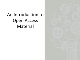 Open Access slides, Nancy Walton [ppt]
