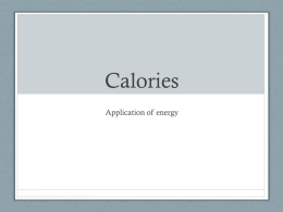 Calories