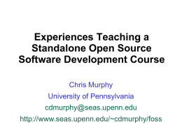 Mentorship Models in Open Source Software Development Courses