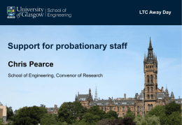 Support for probationary staff