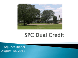 2015 August Adjunct Dinner