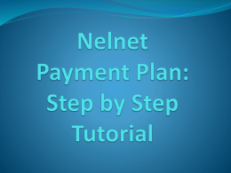 Tuition Payment Plan Tutorial