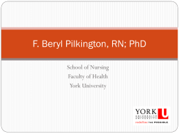 Women's Health - F. Beryl Pilkington