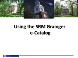 Grainger e-catalog