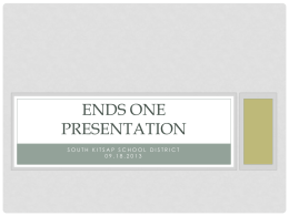 Ends 1 PowerPoint Presentation 9 18 13