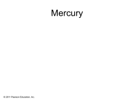 Mercury Powerpoint notes