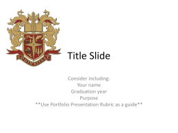 Power Point Template