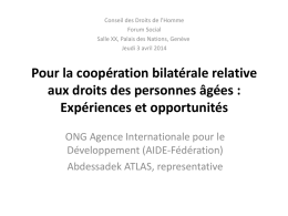 Mr. Abdessadek Atlas, Aide-Federation (Geneva)