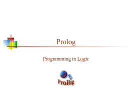 Prolog 1, Programming in Logic