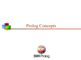 Important concepts from Prolog