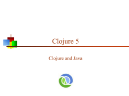 Clojure and Java