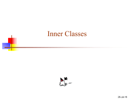 Inner classes