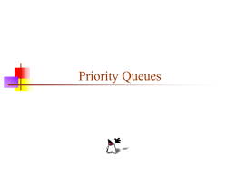 Priority queues