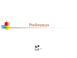Preferences