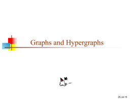Graphs and Hypergraphs