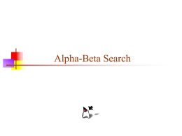 Alpha-Beta Searches