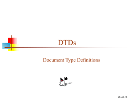 DTDs