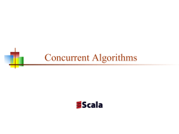 Concurrent Algorithms