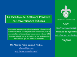 La Paradoja del Software Privativo en las Universidades Públicas