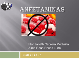 Toxicodinámica Anfetaminas