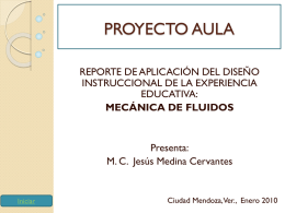 Reporte- Mecanica de Fluidos Jesus Medina Cervantes