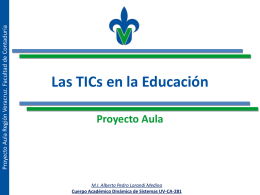 TICs y Proyecto Aula