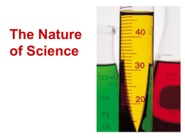 Nature of science