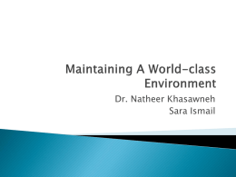 15_Maintaining_a_World-Class_Environment.pptx