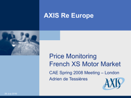 Price Monitoring: French XS Motor Market