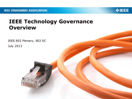 IEEE Technology Governance Activities