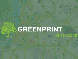 Regional Greenprint Plan