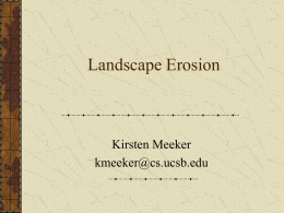 Erosion parallel project final slides (Powerpoint)