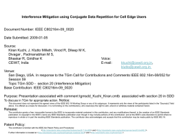 IEEE C802.16m-09/0020