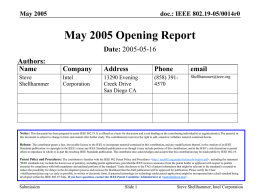 19-05-0014-00-0000-May-2005-Opening-Report.ppt