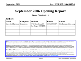 19-06-0035-00-0000-September-2006-Opening-Report.ppt