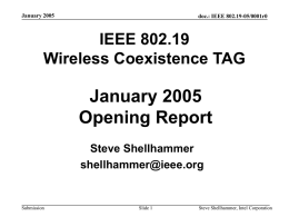 19-05-0001-00-0000-January-2005-Opening-Report.ppt