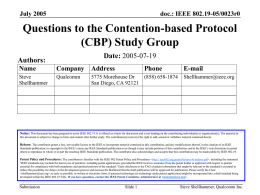 19-05-0023-01-0000-Questions-to-the--CBP-SG.ppt