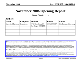 19-06-0039-00-0000-November-2006-Opening-Report.ppt