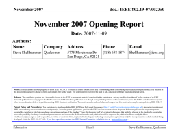 19-07-0023-00-0000-November-2007-Opening-Report.ppt