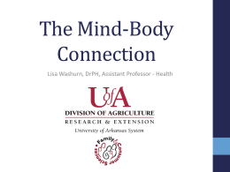 Mind Body Connection PowerPoint