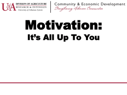 Motivation EHC Leader Lesson PowerPoint