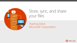 Store, sync, and share your files (Powerpoint)